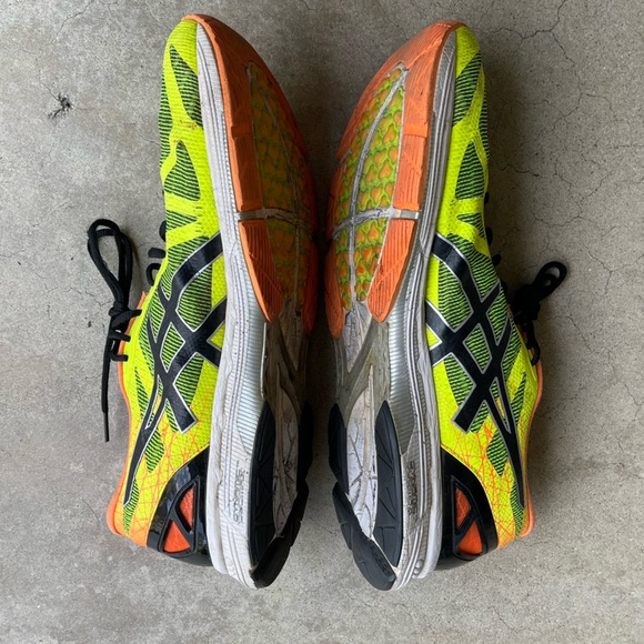 Asics Gel DS Trainer 21 Shoes Mens Size 14 Yellow Running Shoes Sneakers T624N - Picture 6 of 13